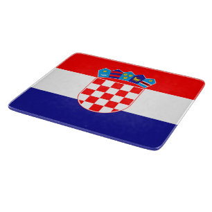 Flagge Kroatiens Schneidebrett