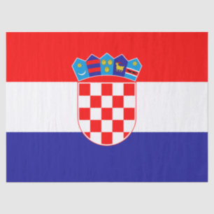 Flagge Kroatiens Seidenpapier