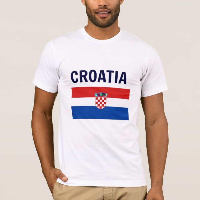 Flagge Kroatiens T-Shirt (Vorderseite)