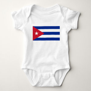 Flagge Kubas Baby Strampler