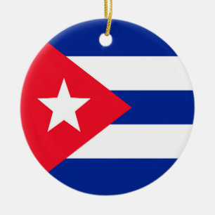 Flagge Kubas Keramik Ornament