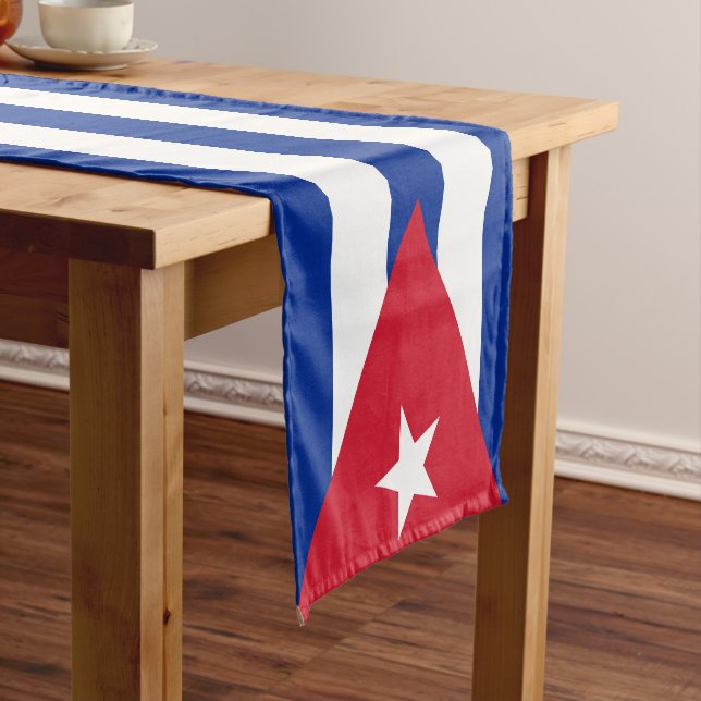 Flagge Kubas Kurzer Tischläufer (Beispiel)