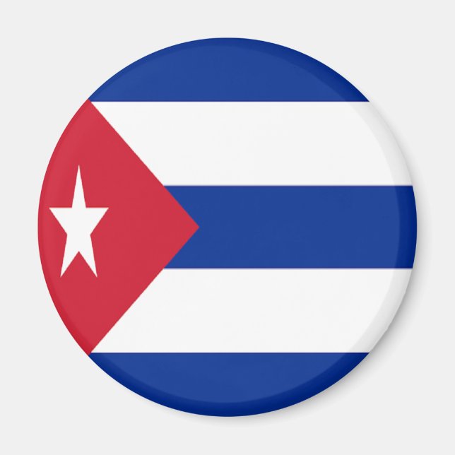 Flagge Kubas Magnet (Vorne)