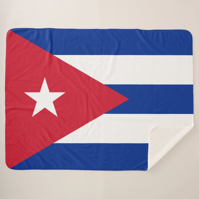 Flagge Kubas Sherpadecke (Vorderseite (Horizontal))