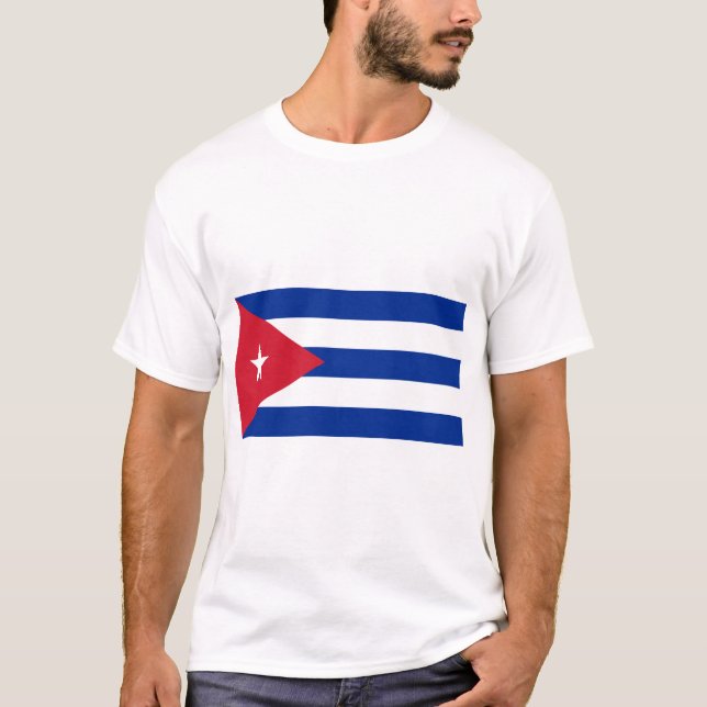 Flagge Kubas T-Shirt (Vorderseite)