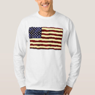 Flagge-künstlerischer Schmutz T-Shirt