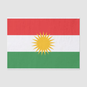 Flagge Kurdistans Seidenpapier