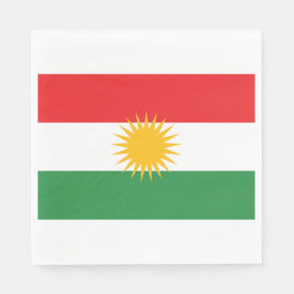 Flagge Kurdistans Serviette