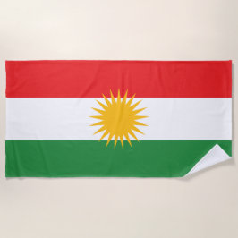 Flagge Kurdistans Strandtuch