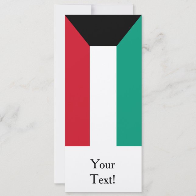 Flagge Kuwaits (Vorderseite)