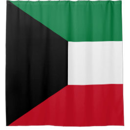 Flagge Kuwaits Duschvorhang