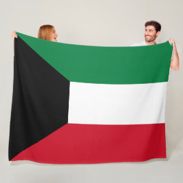 Flagge Kuwaits Fleecedecke