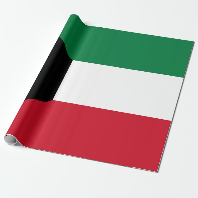 Flagge Kuwaits Geschenkpapier (Ungerollt)