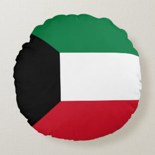 Flagge Kuwaits Rundes Kissen