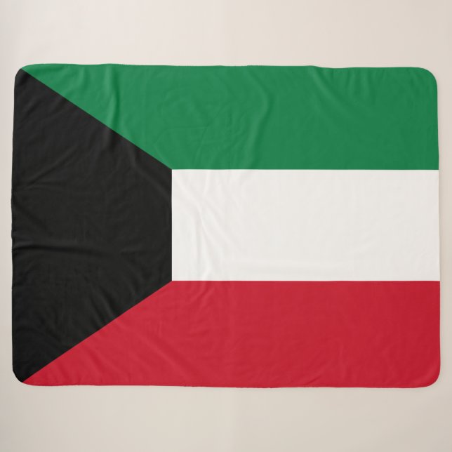 Flagge Kuwaits Sherpadecke (Vorderseite (Horizontal))
