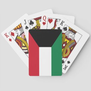 Flagge Kuwaits Spielkarten