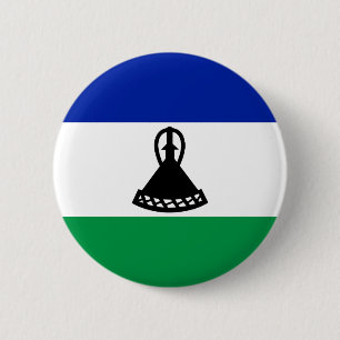 Flagge Lesothos Button