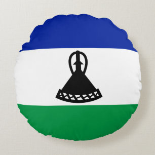 Flagge Lesothos Rundes Kissen