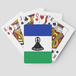 Flagge Lesothos Spielkarten