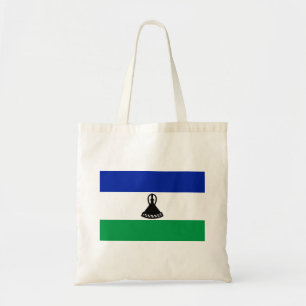 Flagge Lesothos Tragetasche
