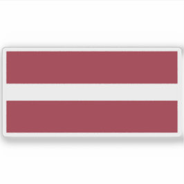 Flagge Lettlands Aufkleber