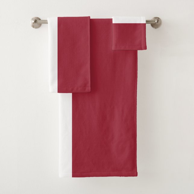 Flagge Lettlands Badhandtuch Set (Insitu)