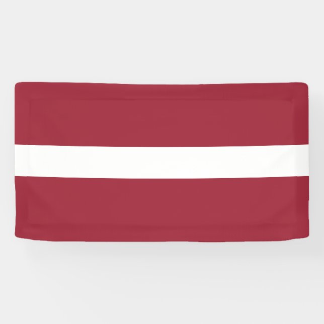 Flagge Lettlands Banner (Horizontal)