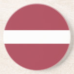 Flagge Lettlands Getränkeuntersetzer<br><div class="desc">Patriotische Flagge Lettlands.</div>