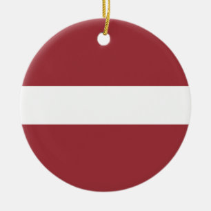Flagge Lettlands Keramik Ornament