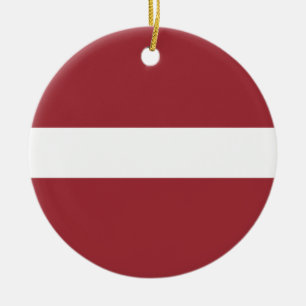 Flagge Lettlands Keramik Ornament