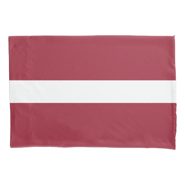 Flagge Lettlands Kissenbezug (Vorderseite)