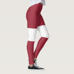 Flagge Lettlands Leggings<br><div class="desc">Patriotische Flagge Lettlands.</div>