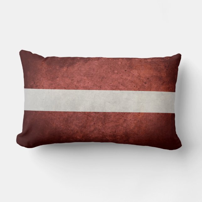 Flagge Lettlands Lendenkissen (Vorderseite)