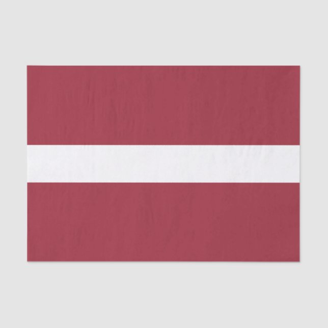 Flagge Lettlands Seidenpapier (Vorderseite)