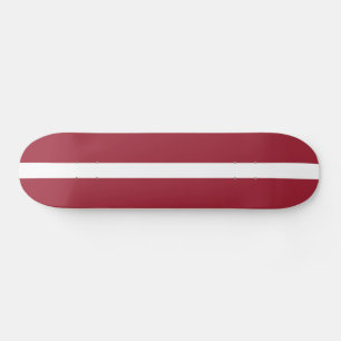 Flagge Lettlands Skateboard
