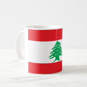 Flagge Libanons (Libanon) Kaffeetasse