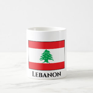 Flagge Libanons (Libanon) Kaffeetasse
