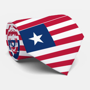 Flagge Liberias Krawatte