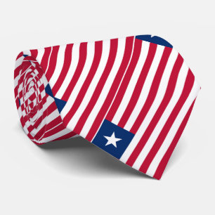 Flagge Liberias Krawatte