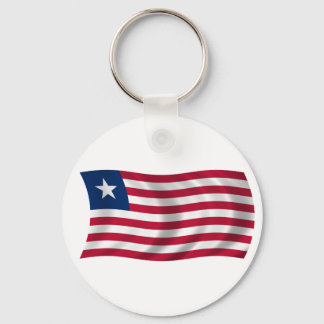 Flagge Liberias Schlüsselanhänger