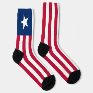 Flagge Liberias Socken