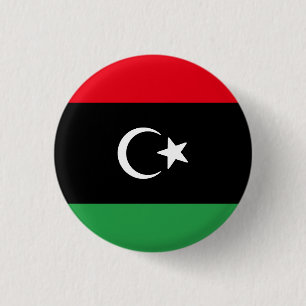 Flagge Libyens Button