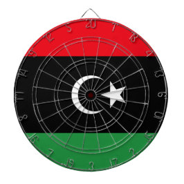 Flagge Libyens Dartscheibe
