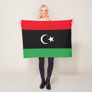 Flagge Libyens Fleecedecke