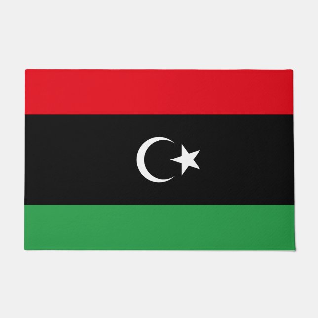 Flagge Libyens Fußmatte (Vorderseite)