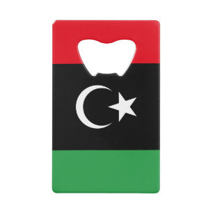 Flagge Libyens Geldbeutel Flaschenöffner