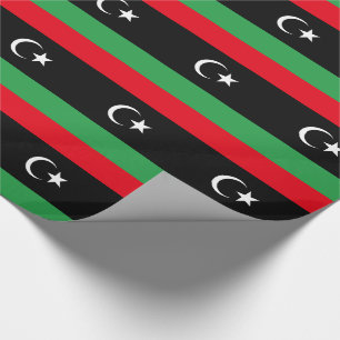 Flagge Libyens Geschenkpapier