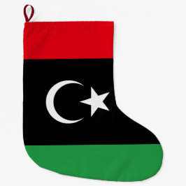 Flagge Libyens Großer Weihnachtsstrumpf