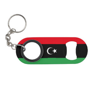 Flagge Libyens Mini Flaschenöffner