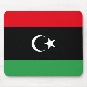 Flagge Libyens Mousepad